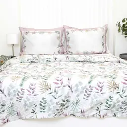 PREMIUM mako-satiinist voodipesu CHARLOT 40-1650-GREEN ROSE