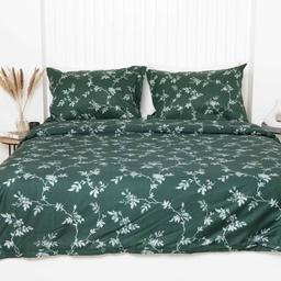 PREMIUM mako-satiinist voodipesu CARYLE 20-1924-DARK GREEN