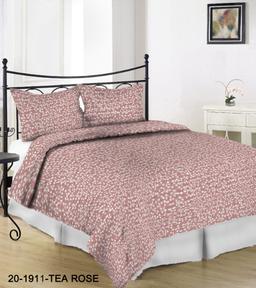 Seersucker bedding set ETTA 20-1911-TEA ROSE