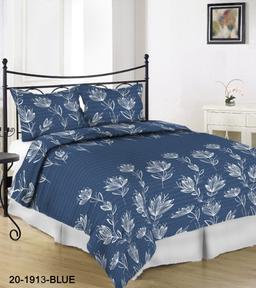 Seersucker bedding set ELIORA 20-1913-BLUE