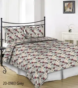 Sateen bedding set AUTUMN 20-0983-GREY