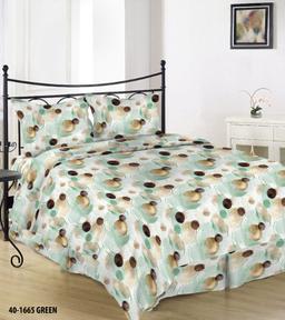 Satiinist voodipesu AYA 40-1665-GREEN