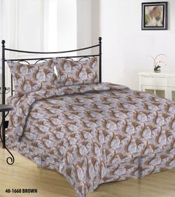 Satiinist voodipesu ASHTYN 40-1660-BROWN