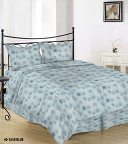 Satiinist voodipesu ADALEE 40-1658-BLUE