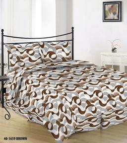 Satiinist voodipesu ARLETTE 40-1659-BROWN