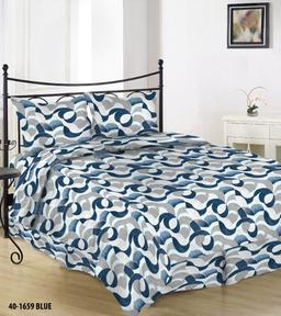 Satiinist voodipesu ARLETTE 40-1659-BLUE