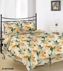 Satiinist voodipesu AUBRIE 20-1939-YELLOW