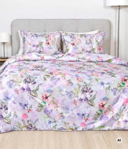 Satiinist voodipesu ADELIA 20-1886-LILAC