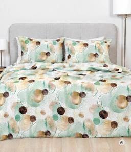 Satiinist voodipesu AYA 40-1665-GREEN