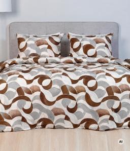 Satiinist voodipesu ARLETTE 40-1659-BROWN