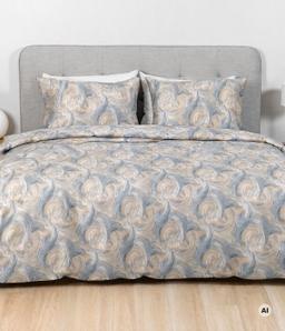 Satiinist voodipesu ASHTYN 40-1660-BLUE