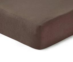 Frotee voodilina kummiga TERRYBTL-CHOCOLATE