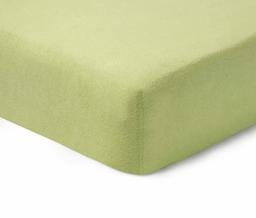 Frotee voodilina kummiga TERRYBTL-SHADOW LIME