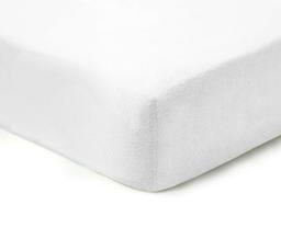 Frotee voodilina kummiga TERRYBTL-OPTIC WHITE