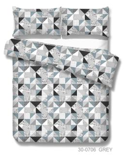 Voodipesu komplekt GEOMEETRIA 30-0706-GREY