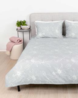 Flanellist voodipesu BRIAR 20-1786-GREY
