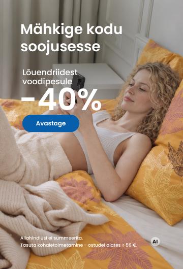 Lõuendriidest voodipesule -40%/ desktop