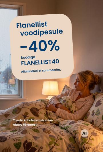 Flanellist voodipesule -40% koodiga FLANELLIST40/desktop