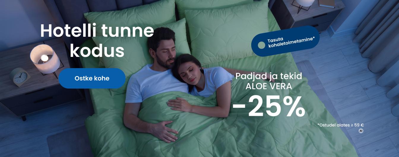 Padjad ja tekid ALOE VERA -25%/ desktop