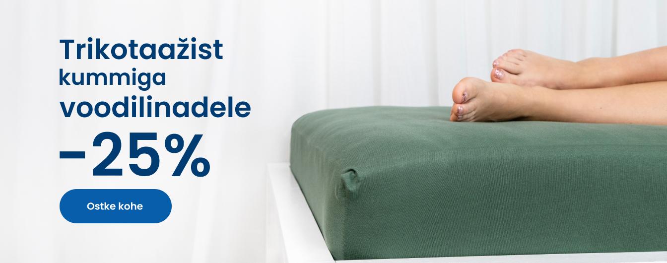 Trikotaažist kummiga voodilinadele -25%/ desktop