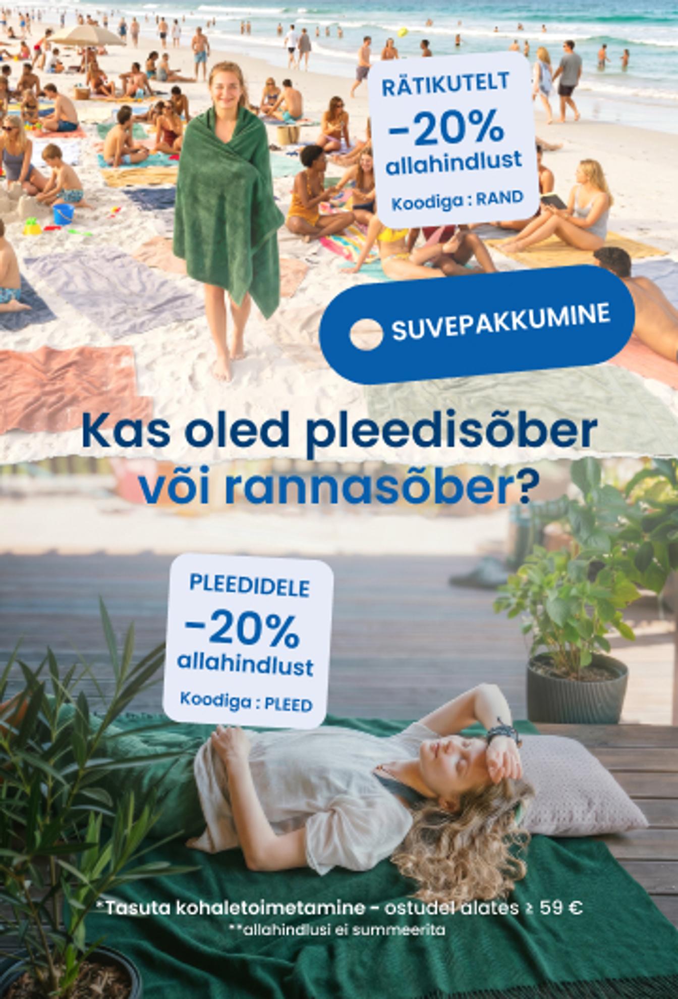 Kas oled pleedisõber või rannasõber?/mobile