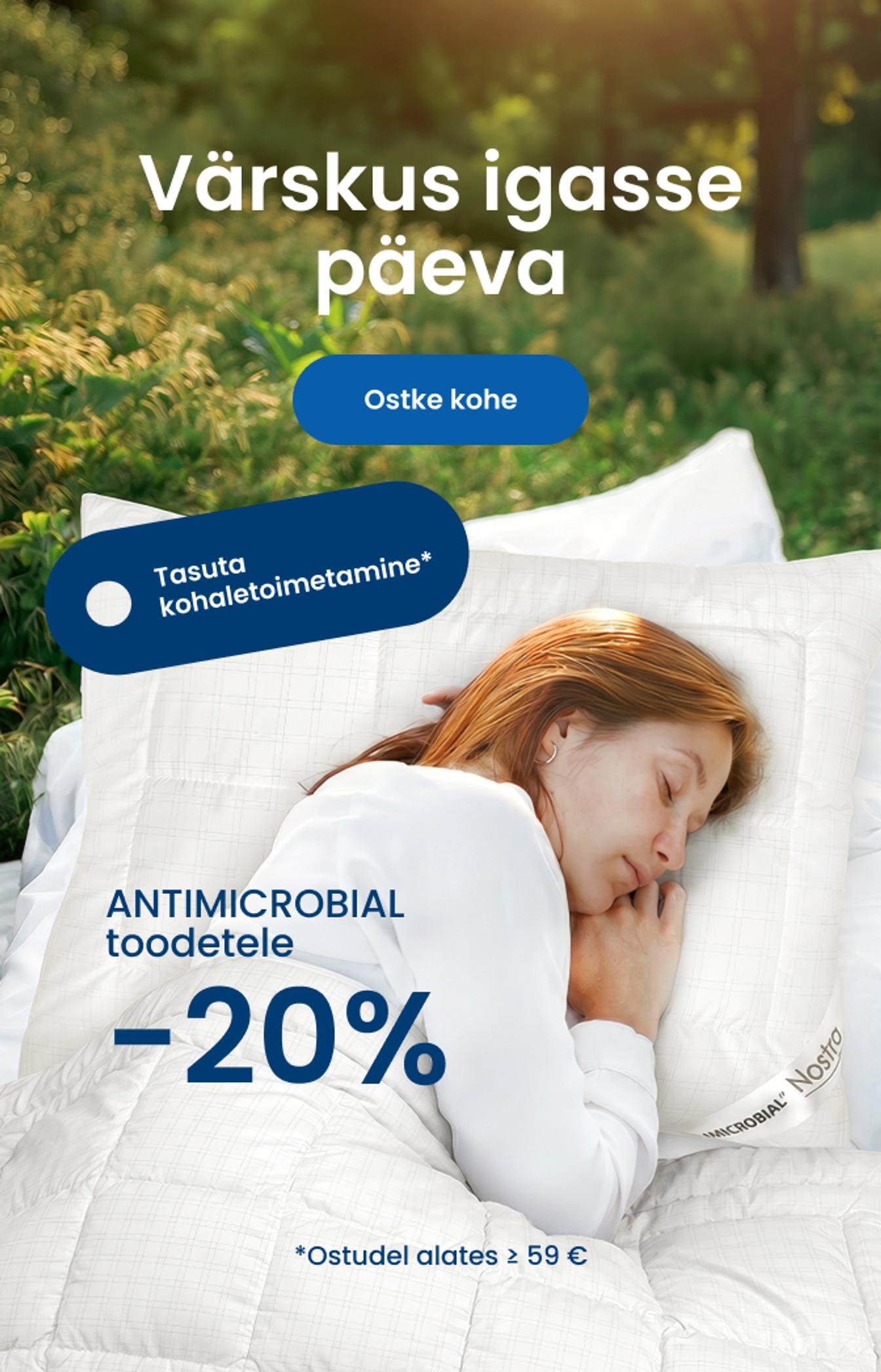 ANTIMICROBIAL patjadele ja tekkidele -20%\mobile