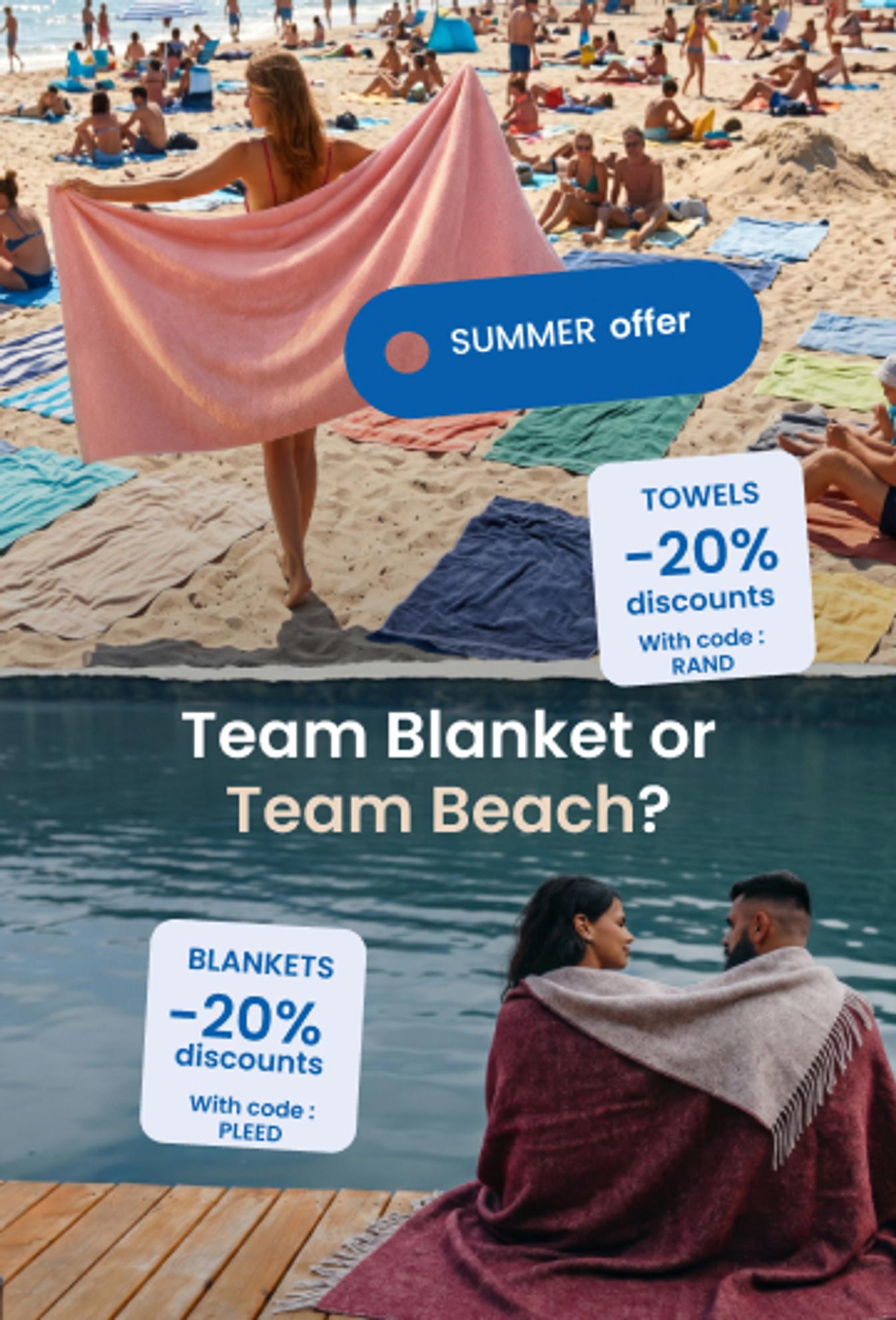 Team Blanket or Team Beach? /mobile