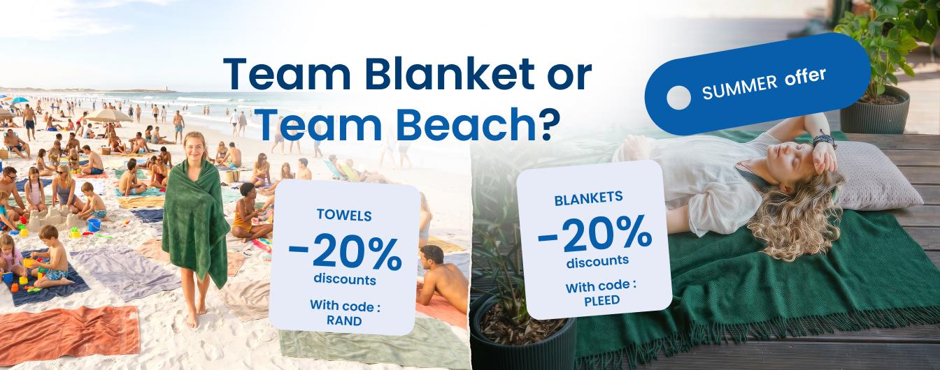 Team Blanket or Team Beach? /desktop