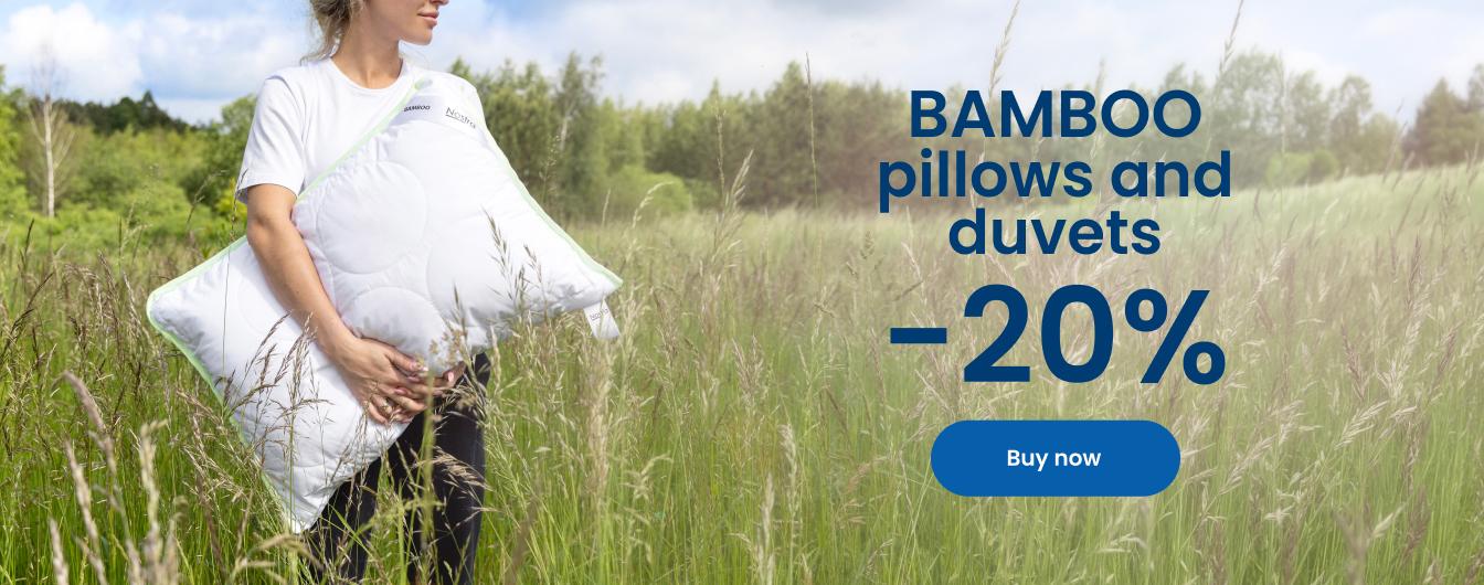 –20% off BAMBOO pillows and duvets/desktop