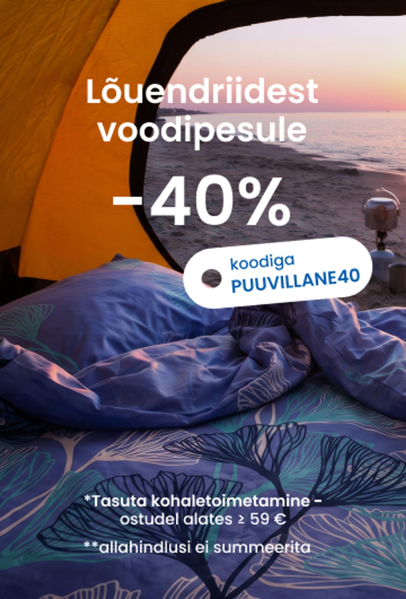 Lõuendriidest voodipesule -40% koodiga PUUVILLANE40/ /mobile