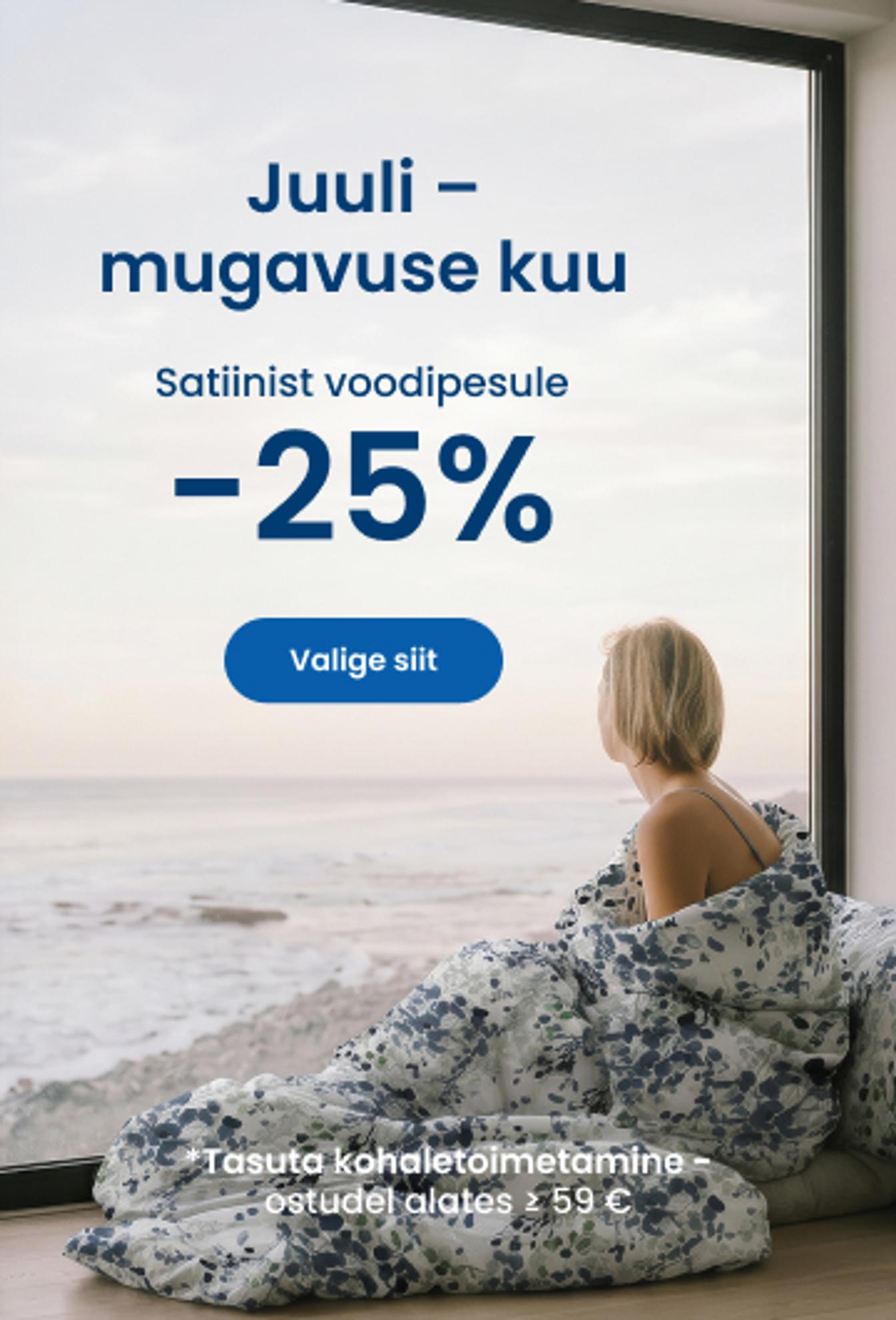 Satiinist voodipesule –25%// mobile