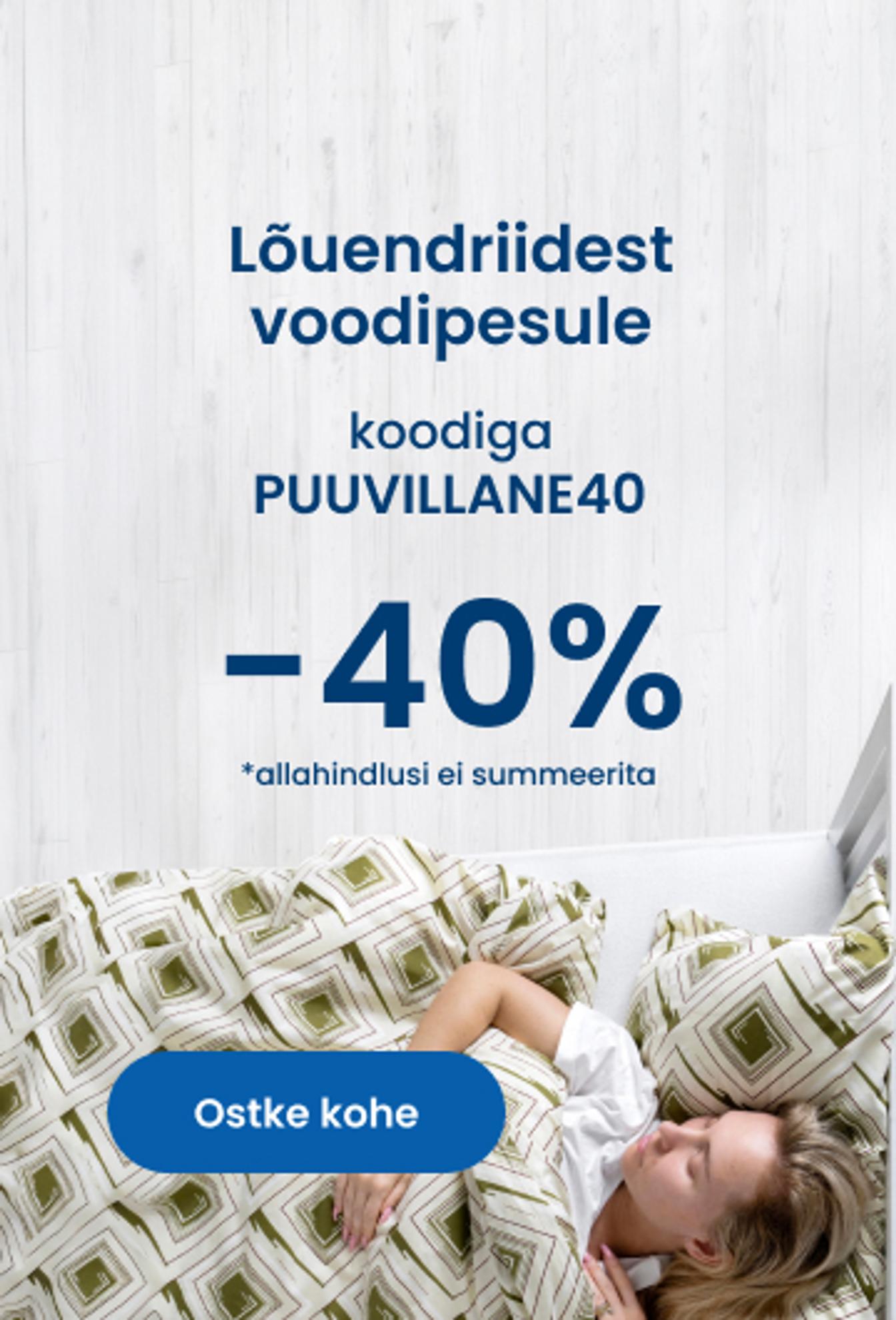Lõuendriidest voodipesule -40% koodiga PUUVILLANE40/ /mobile