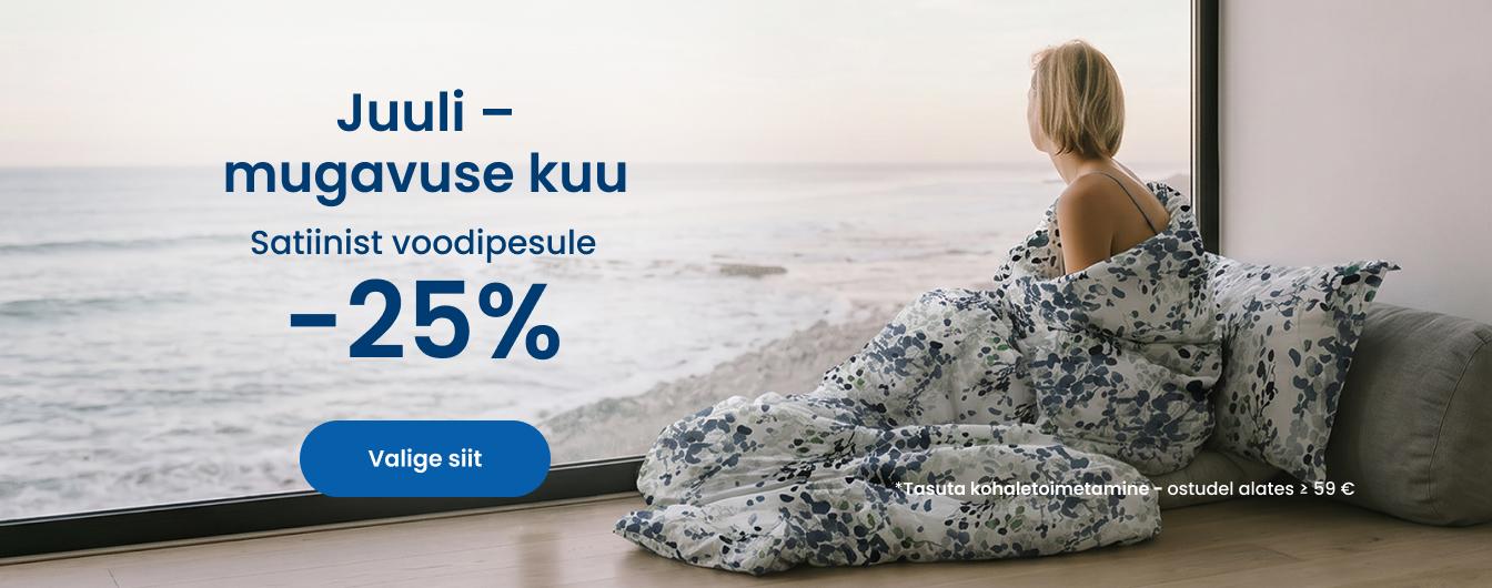 Satiinist voodipesule –25%/ desktop