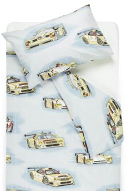 Voodipesu lastele RACING CARS 10-0360-GREY