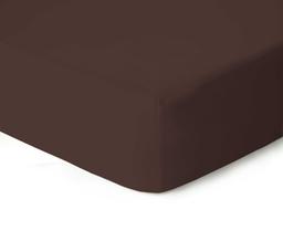 Fitted jersey sheets JERSEY JERSEY-CHOCOLATE