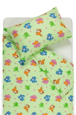 Voodipesu lastele DANCING FRIENDS 10-0390-GREEN