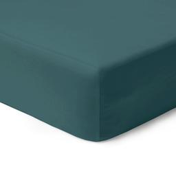 Satiinist voodilina kummiga 00-0486-TEAL