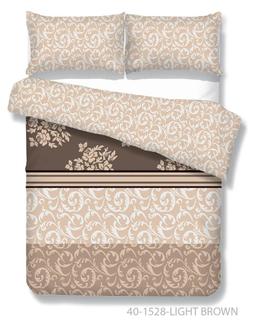 Voodipesu komplekt ABSTRAKT 40-1528-LIGHT BROWN