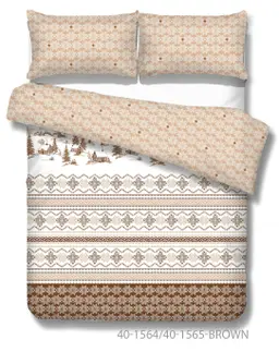 Flanellist padjapüür lukuga 40-1564-BROWN