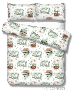 Flanellist padjapüür lukuga 40-1563-GREEN
