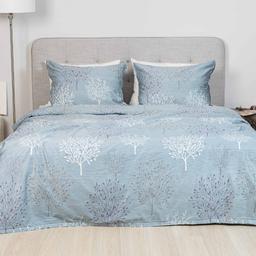 Sateen bedding set ADDISON 40-1118-MINERAL BLUE