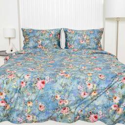 PREMIUM maco sateen bedding set CHARLEIGH 20-1824-BLUE