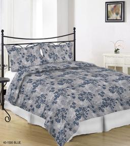 Sateen bedding set ABHIRATI 40-1595-BLUE