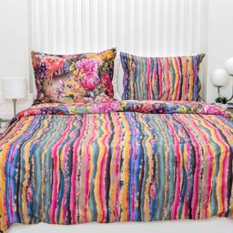 PREMIUM mako-satiinist voodipesu CELIA 20-1864/40-1576-FUCHSIA