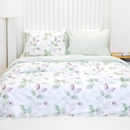 PREMIUM mako-satiinist voodipesu CARO 40-1647/40-1648-SAGE